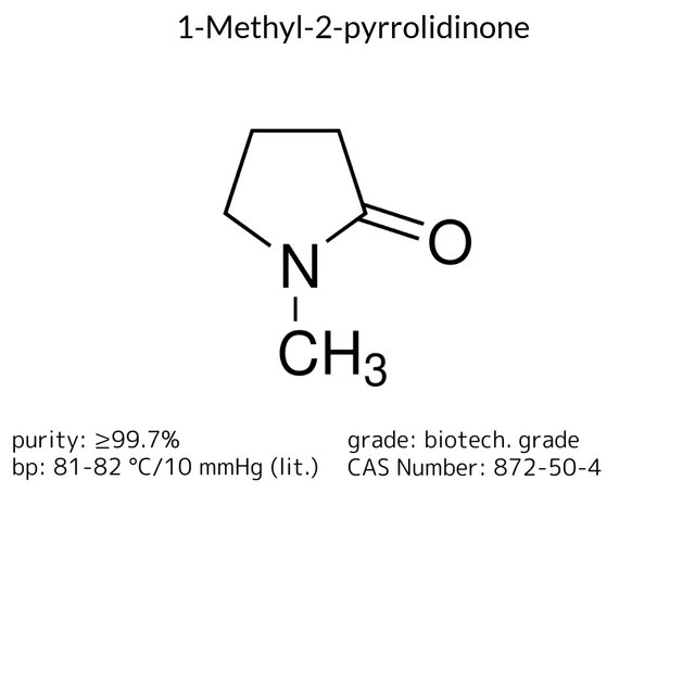1-Methyl-2-pyrrolidinone biotech. grade, ≥99.7%