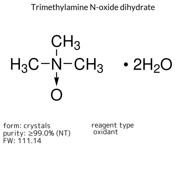 Trimethylamine N-oxide dihydrate purum, ≥99.0% (NT)