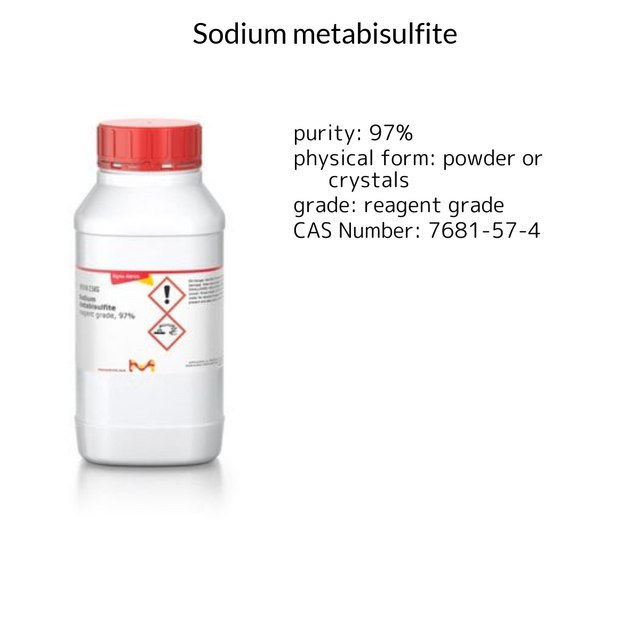 Sodium metabisulfite reagent grade, 97%