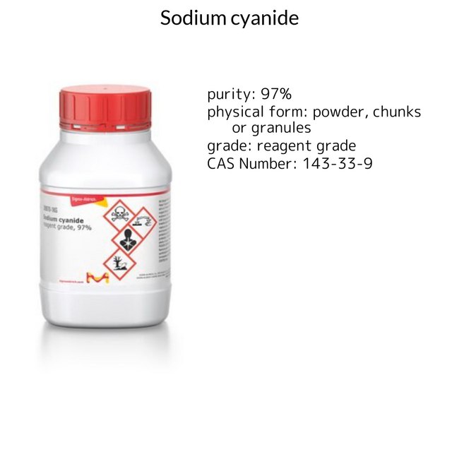 Sodium cyanide reagent grade, 97%