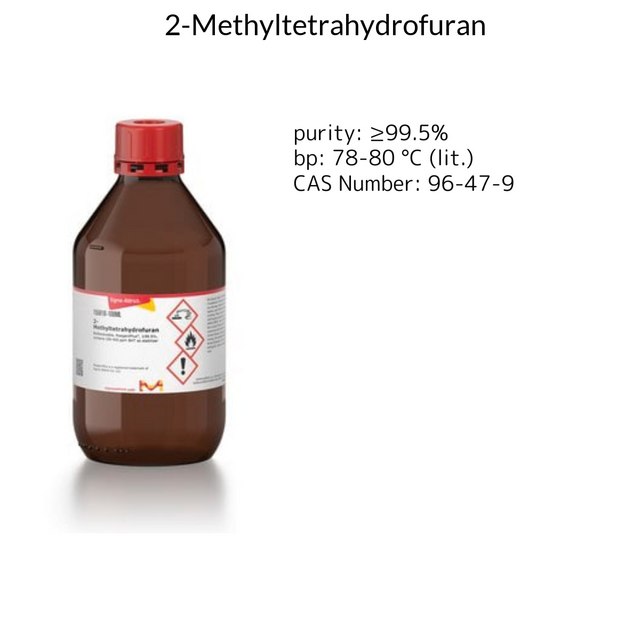 2-Methyltetrahydrofuran BioRenewable, ReagentPlus®, ≥99.5%, contains 150-400 ppm BHT as stabilizer