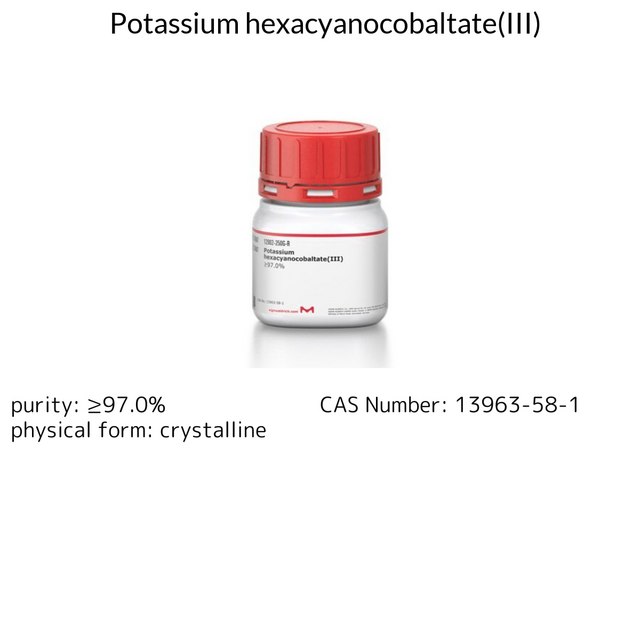 Potassium hexacyanocobaltate(III) ≥97.0%