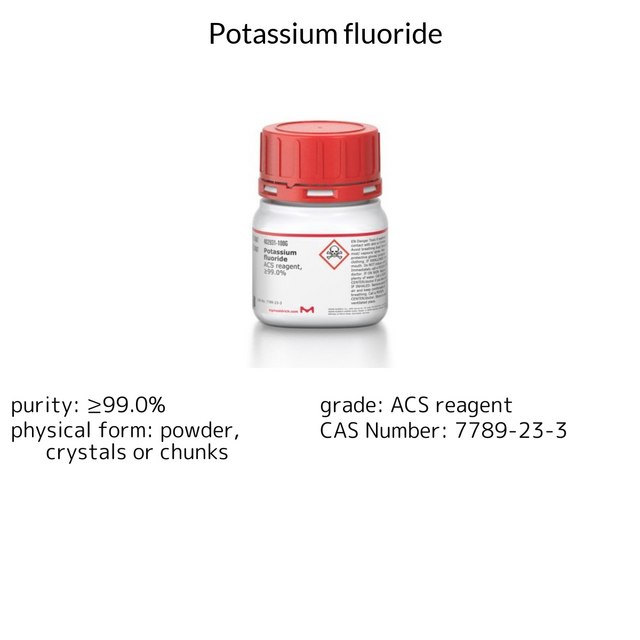 Potassium fluoride ACS reagent, ≥99.0%