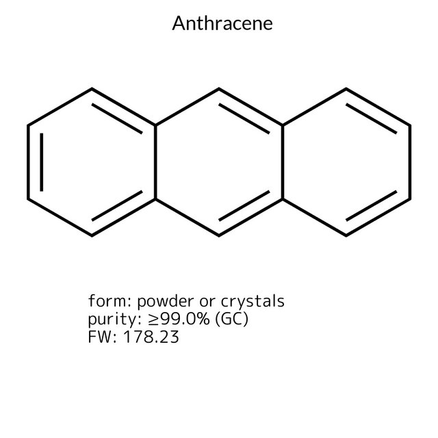 Anthracene suitable for scintillation, ≥99.0% (GC)