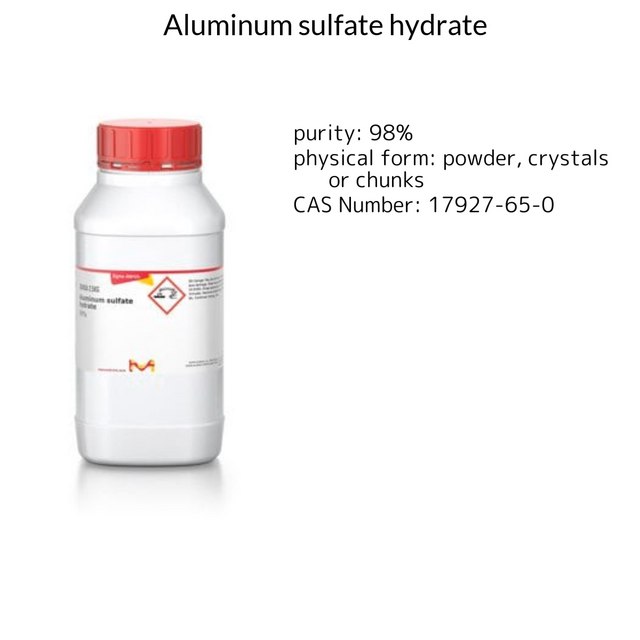 Aluminum sulfate hydrate 98%
