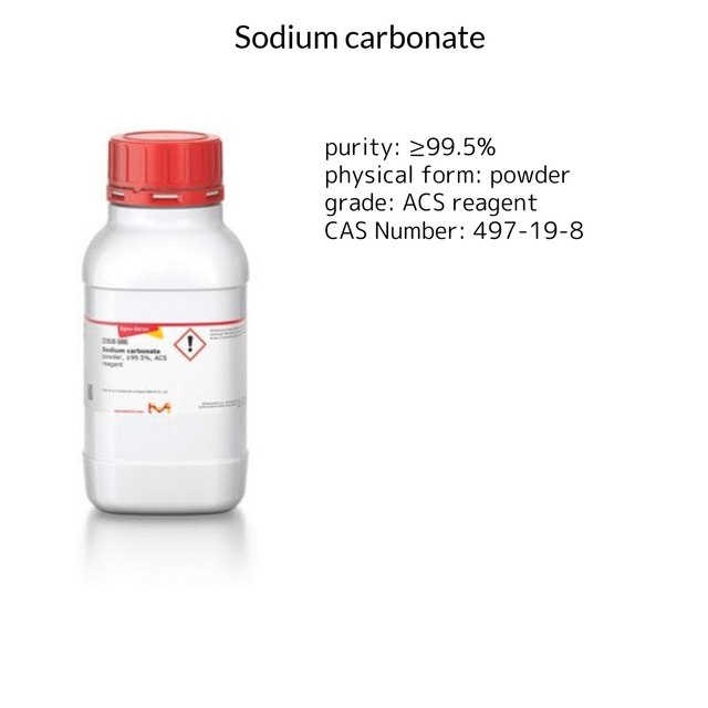 Sodium carbonate powder, ≥99.5%, ACS reagent