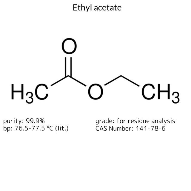 Ethyl acetate HPLC Plus, for HPLC, GC, and residue analysis, 99.9%