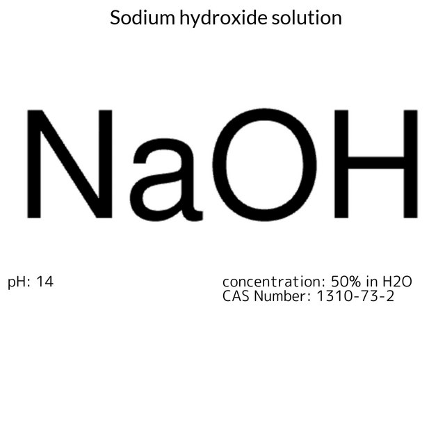 Sodium hydroxide solution 50% in H₂O