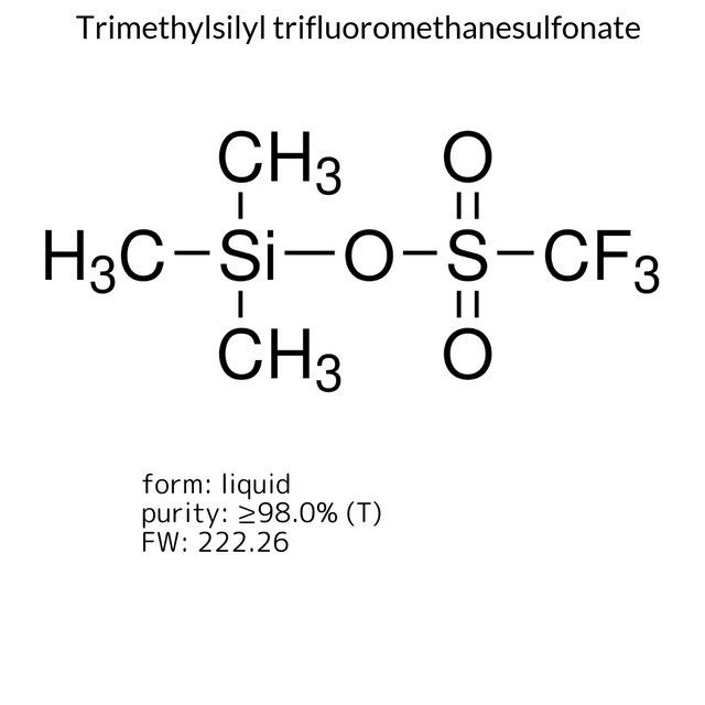 Trimethylsilyl trifluoromethanesulfonate purum, ≥98.0% (T)