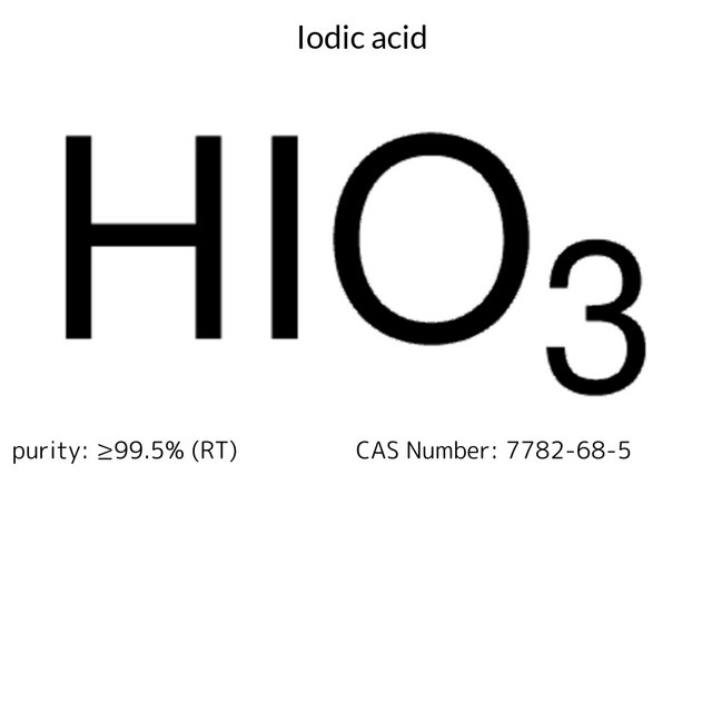 Iodic acid puriss. p.a., ACS reagent, ≥99.5% (RT)