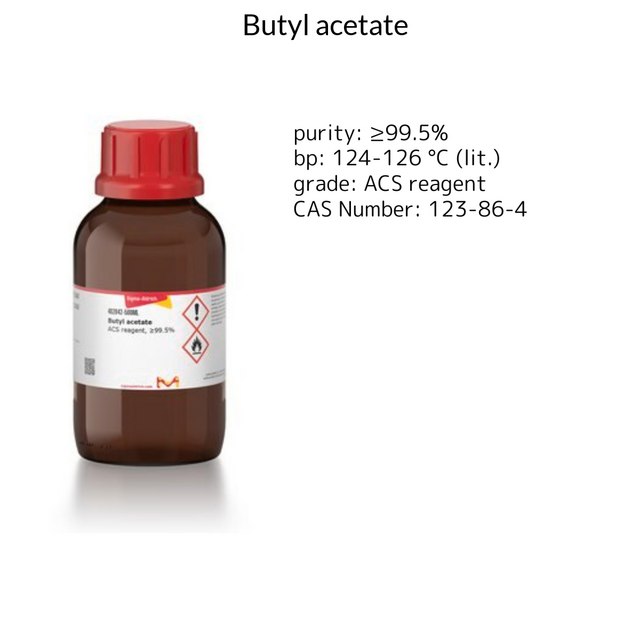 Butyl acetate ACS reagent, ≥99.5%