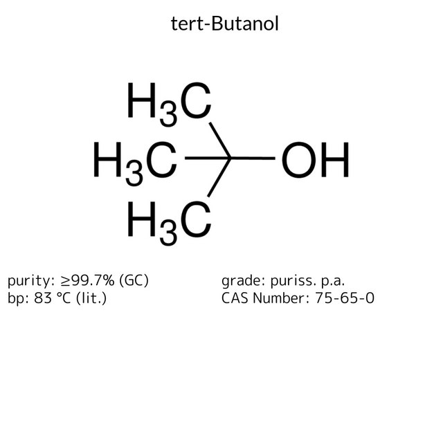 tert-Butanol puriss. p.a., ACS reagent, ≥99.7% (GC)