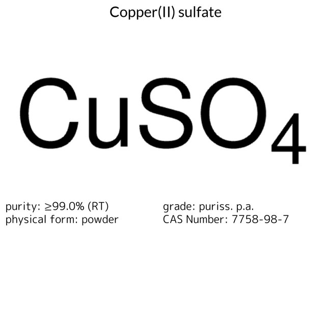 Copper(II) sulfate puriss. p.a., anhydrous, ≥99.0% (RT)