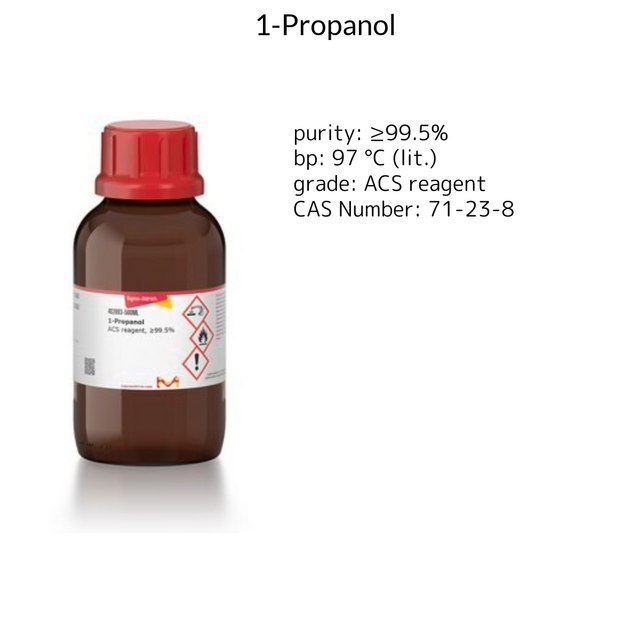 1-Propanol ACS reagent, ≥99.5%