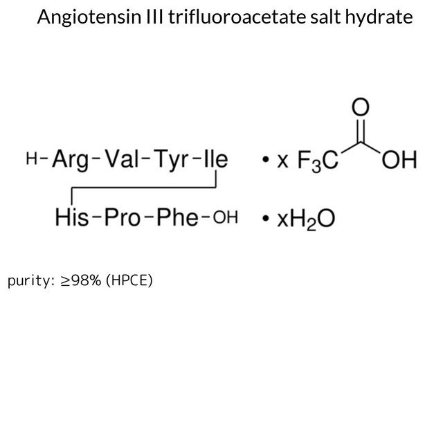 Angiotensin III trifluoroacetate salt hydrate ≥98% (HPCE)