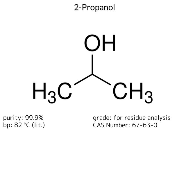 2-Propanol HPLC Plus, for HPLC, GC, and residue analysis, 99.9%