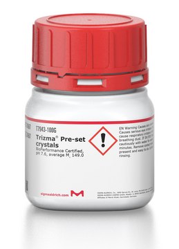Trizma® Pre-set crystals BioPerformance Certified, pH 7.6, average Mw 149.0