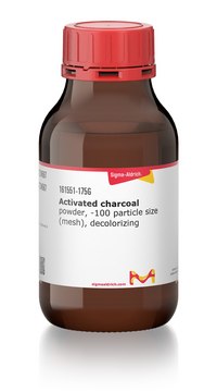 Activated charcoal powder, -100 particle size (mesh), decolorizing