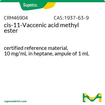 cis-11-Vaccenic acid methyl ester certified reference material, 10 mg/mL in heptane, ampule of 1 mL