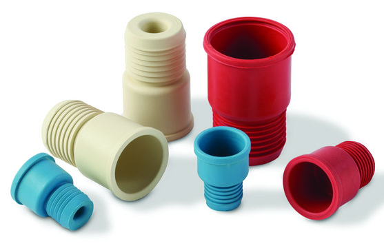 Suba-Seal® septa blue rubber, Suba-Seal® 25, fits neck I.D., 14 mm, for use with 14/20 joints