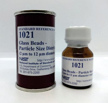 Glass beads - particle size distribution NIST® SRM® 1021