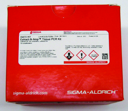 Extract-N-Amp™ Tissue PCR Kit sufficient for 100 extractions, sufficient for 100 amplifications