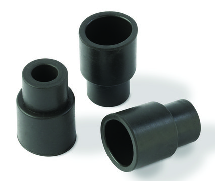 Aldrich® sleeve stopper septa, fluoroelastomer FKM bottom I.D. × O.D. 12.7 mm × 23.7 mm, black, fits 24/40 joints and 64, 80 oz and 1gal jugs