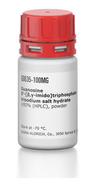 Guanosine 5′-[β,γ-imido]triphosphate trisodium salt hydrate ≥85% (HPLC), powder