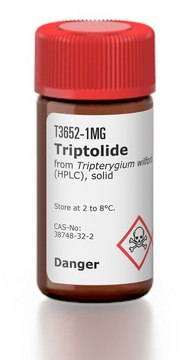 Triptolide from Tripterygium wilfordii, ≥98% (HPLC), solid