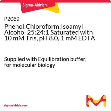 Phenol:Chloroform:Isoamyl Alcohol 25:24:1 Saturated with 10 mM Tris, pH 8.0, 1 mM EDTA Supplied with Equilibration buffer, Molecular Biology