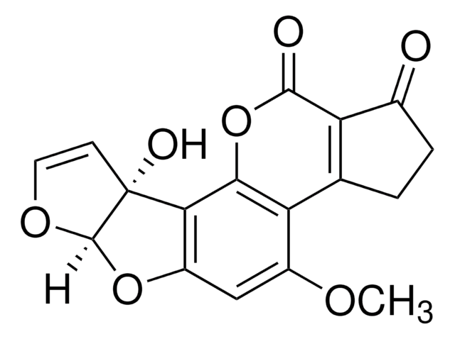 Aflatoxin M₁ solution certified reference material, 10 μg/mL in acetonitrile, ampule of 1 mL