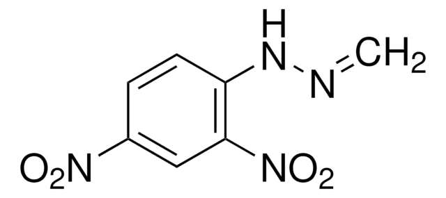 Formaldehyde-2,4-DNPH Solution certified reference material, TraceCERT®, 100 μg/mL in acetonitrile (as aldehyde), ampule of 5 × 1 mL