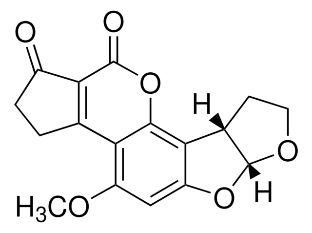 Aflatoxin B₂ solution certified reference material, 3 μg/mL in benzene:acetonitrile (98:2), ampule of 1 mL